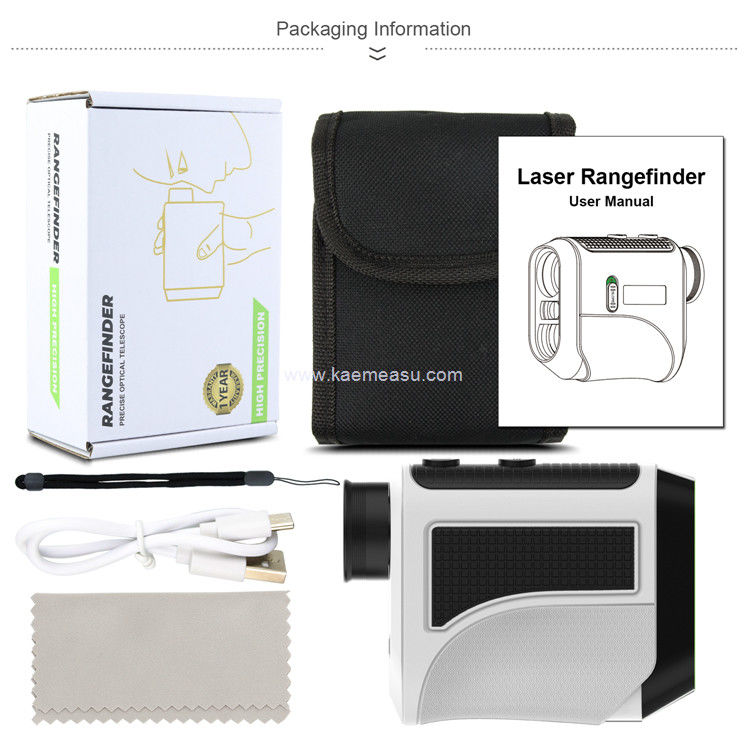 Kaemeasu USB Cargando Golf Telescopio óptico de alta precisión Telescopio LCD con pantalla láser Telerómetro F1000