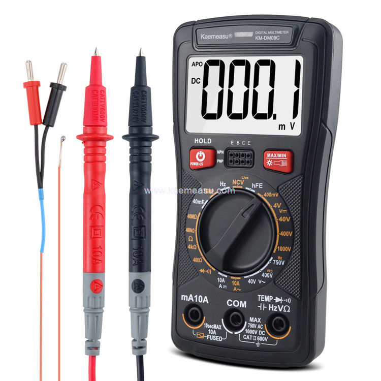 Kaemeasu 09C Misión de voltaje actual NCV Multiméter digital inteligente OEM ODM