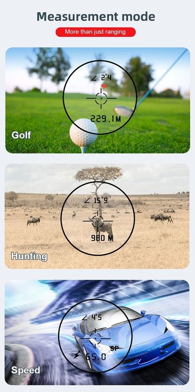 alta calidad OEM 1200M Golf Laser Rangefinder de caza Rangefinder golf Rangefinder medidor de distancia láser