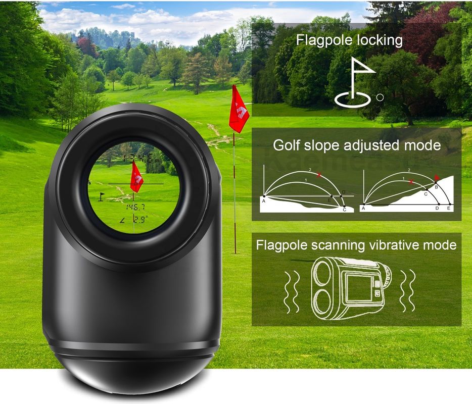 Cazado Rangofinder Deporte al aire libre Distancia láser Medidor de distancia láser Rangofinder de golf Rangofinder telescopio diástimetro