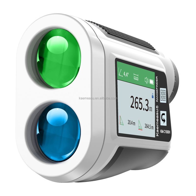 OEM 6x Medidor de distancia Laser Montado Medidor de distancia Golf Medidor de distancia láser Batería de litio Tipo de toque recargable Pantalla de color IP54
