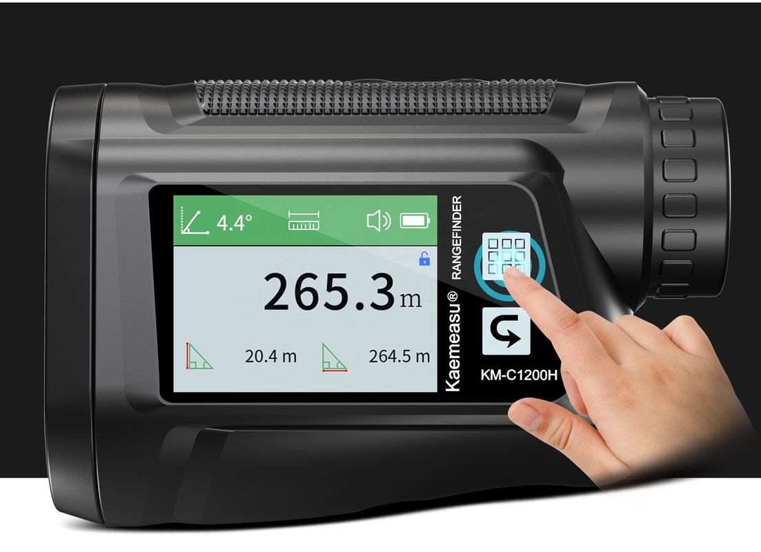 Pantallas táctiles digitales de golf Laser Rangefinder Range Finderr Golf Laser Rangefinder Rangefinder para la caza