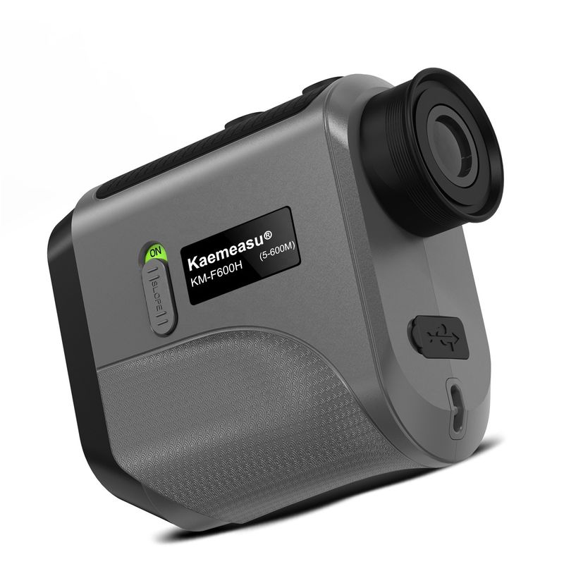 Telescopio de distancia láser de mano medidor de distancia láser digital Telescopio de distancia láser digital con gris pendiente