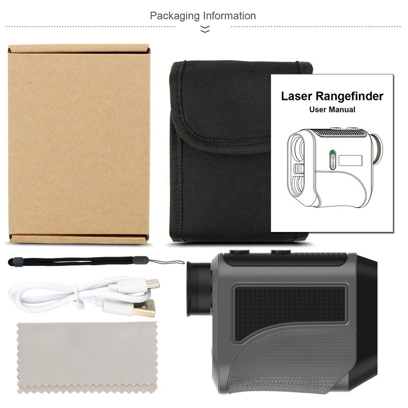1000m Long Distance Meter Golf Laser Rangefinder con alta precisión y soporte personalizado