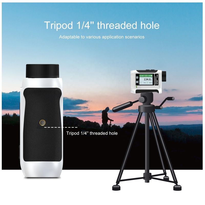 6.5X Magnificación Golf Sport Laser Range Finder con pantalla LCD mejorada e instrumentos ópticos
