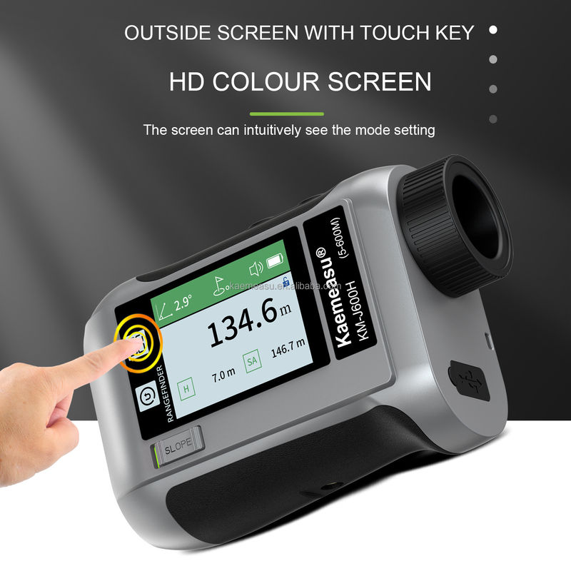 OEM/ODM telémetros láser de voz inteligente Golf con pantalla LCD telescopio deportivo al aire libre 1200m