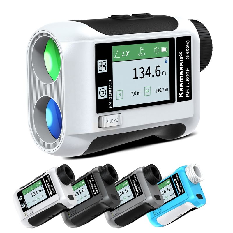 Modo de Golf de OEM/ODM Telescopio deportivo con pantalla táctil voz inteligente Golf Telescopio de telémetros láser