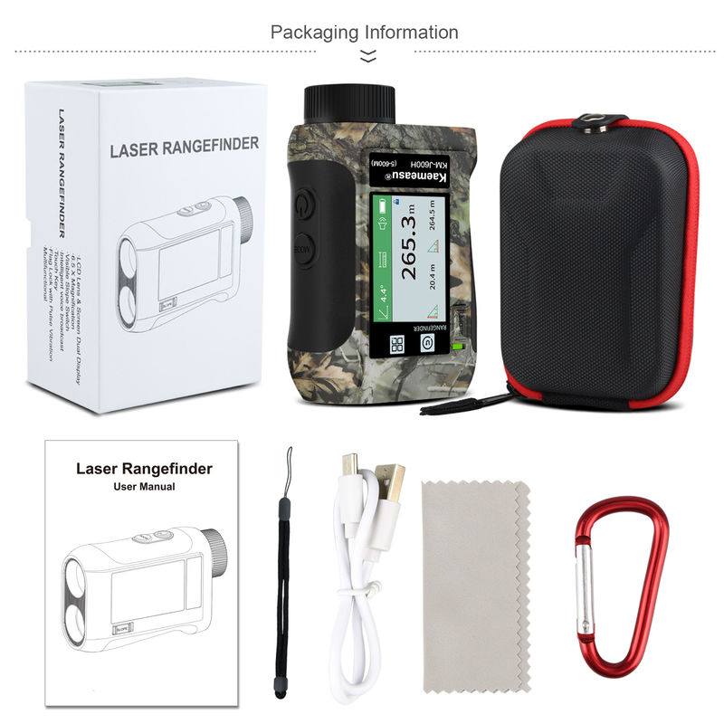 1500m CUSTOMIZE Golf Medidores de distancia por láser Telescopio Deporte al aire libre Medidor de distancia por láser Medidor de distancia de caza Medidor de distancia
