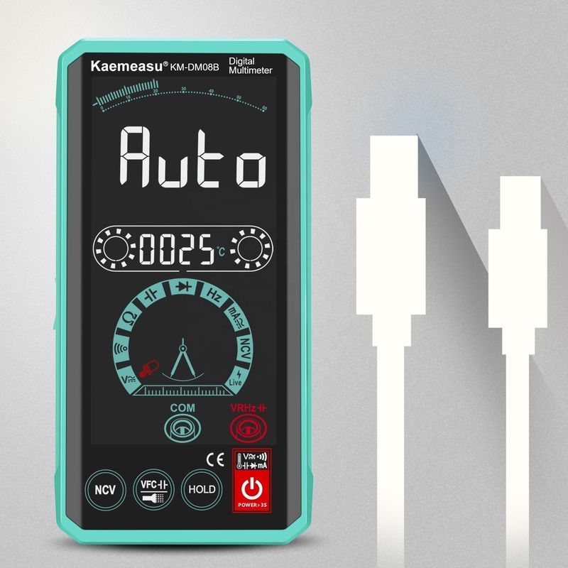 OEM Electricista Multiméter de voz inteligente Ture RMS Ncv Detector de voltaje Automático Multiméter inteligente Multimetros digitales