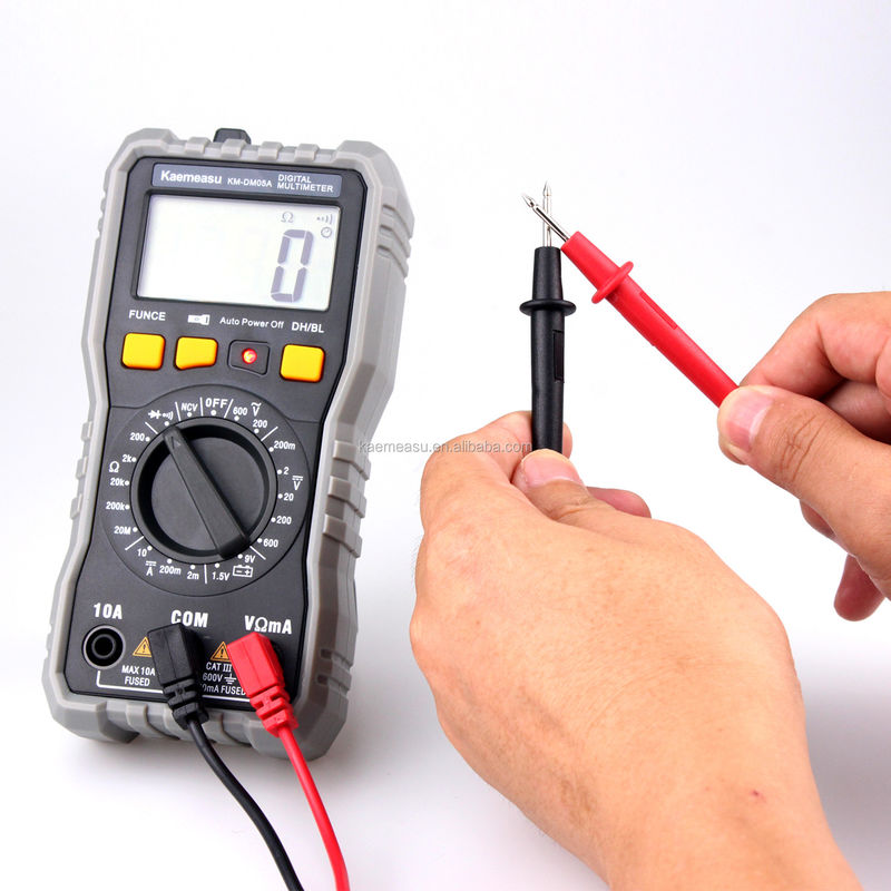 Electrónico profesional Multimétricos digitales Voltagem Resistencia de corriente Diodo banco de pruebas Multitester