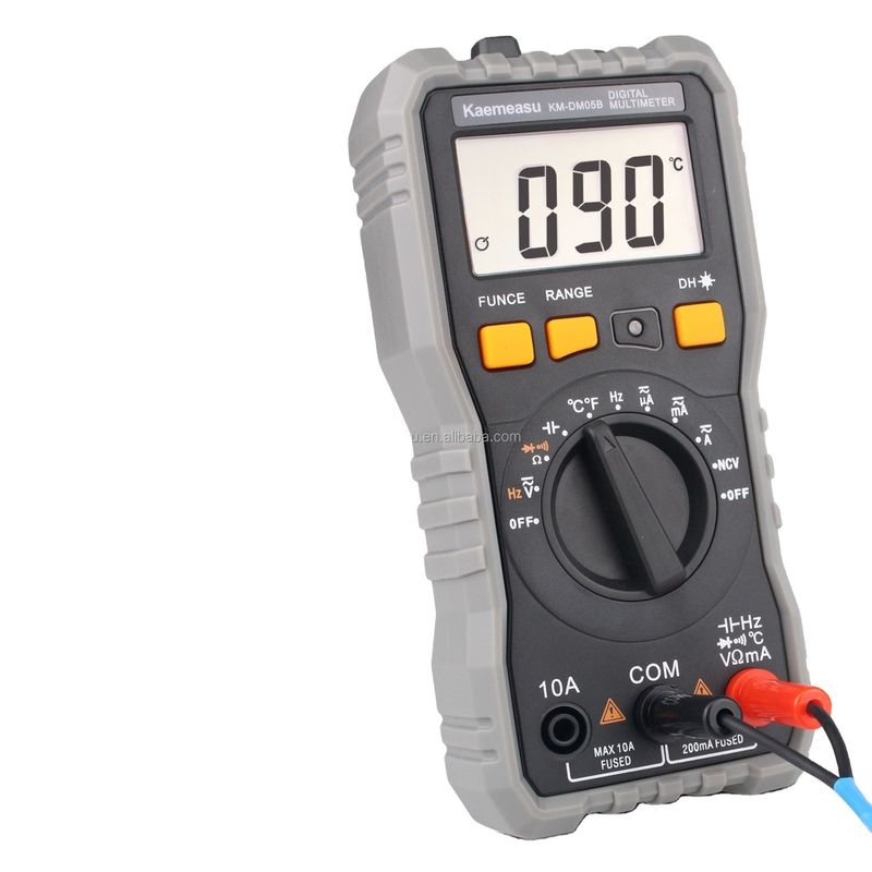 Mini portátil de prueba múltiple de voltaje y corriente resistencia NCV eléctrico multimetro digital inteligente con indicador de batería baja