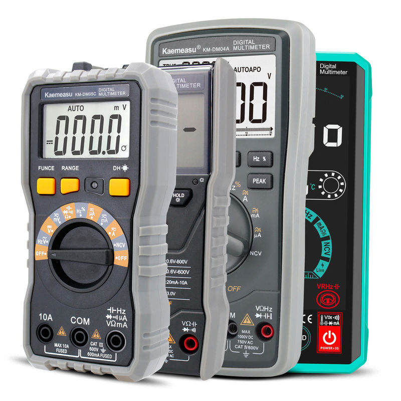 OEM ODM Smart Multimeter 6000 Cuentas Banco de electricista Multiméter Mini portátil Ture RMS Square Wave Salida Multimetros digitales