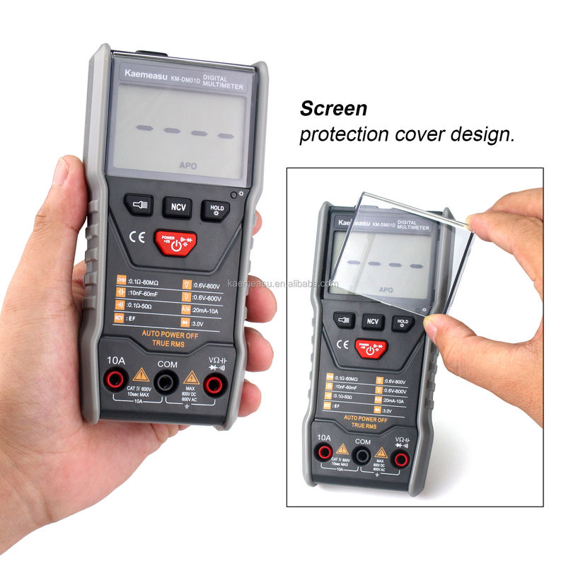 OEM ODM Smart Multimeter 6000 Cuentas Banco de electricista Multiméter Mini portátil Ture RMS Square Wave Salida Multimetros digitales