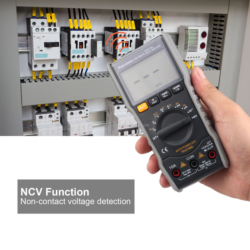 01B Multitestor eléctrico Medidor de voltaje y corriente Multiméter industrial Mini portátil Multimetros digitales inteligentes para automóviles