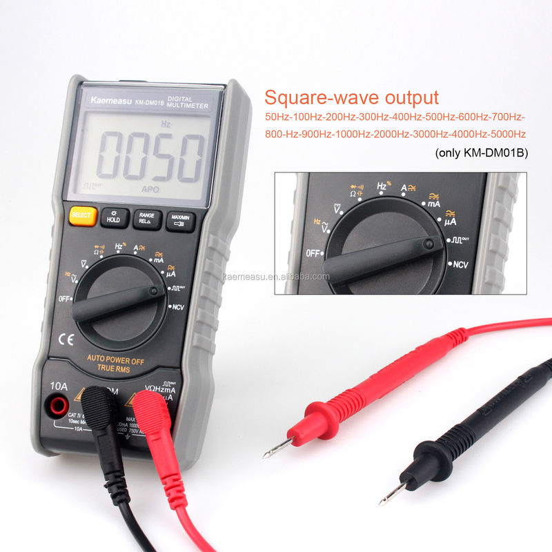 01B Multitestor eléctrico Medidor de voltaje y corriente Multiméter industrial Mini portátil Multimetros digitales inteligentes para automóviles