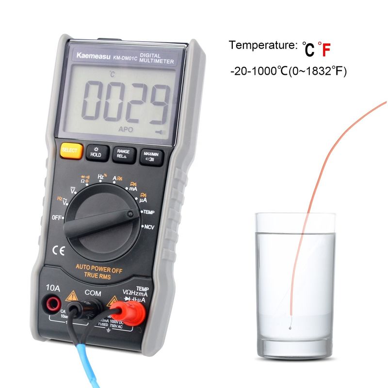 OEM ODM Digital multi tester T-rms multimetro electrónico Ncv Ohm Hz Tester avometer Mini multimetro portátil para la venta