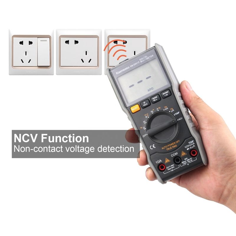 OEM ODM Digital multi tester T-rms multimetro electrónico Ncv Ohm Hz Tester avometer Mini multimetro portátil para la venta