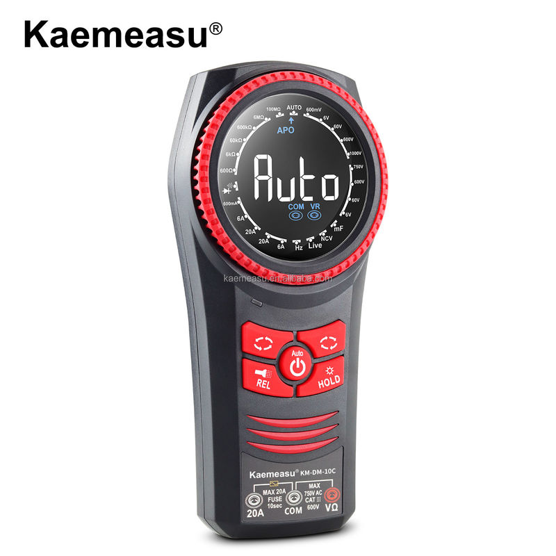 Auto Range Voltage Meters NCV TRMS Diodo de prueba de corriente de resistencia de prueba de abrazaderas Multimetro multimetros digitales inteligentes