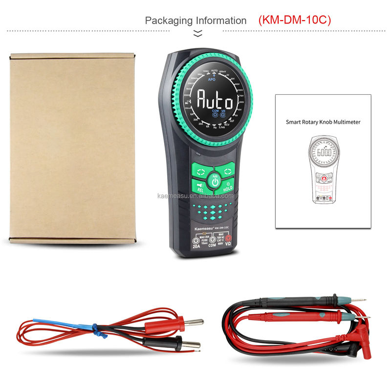 Auto Range Voltage Meters NCV TRMS Diodo de prueba de corriente de resistencia de prueba de abrazaderas Multimetro multimetros digitales inteligentes
