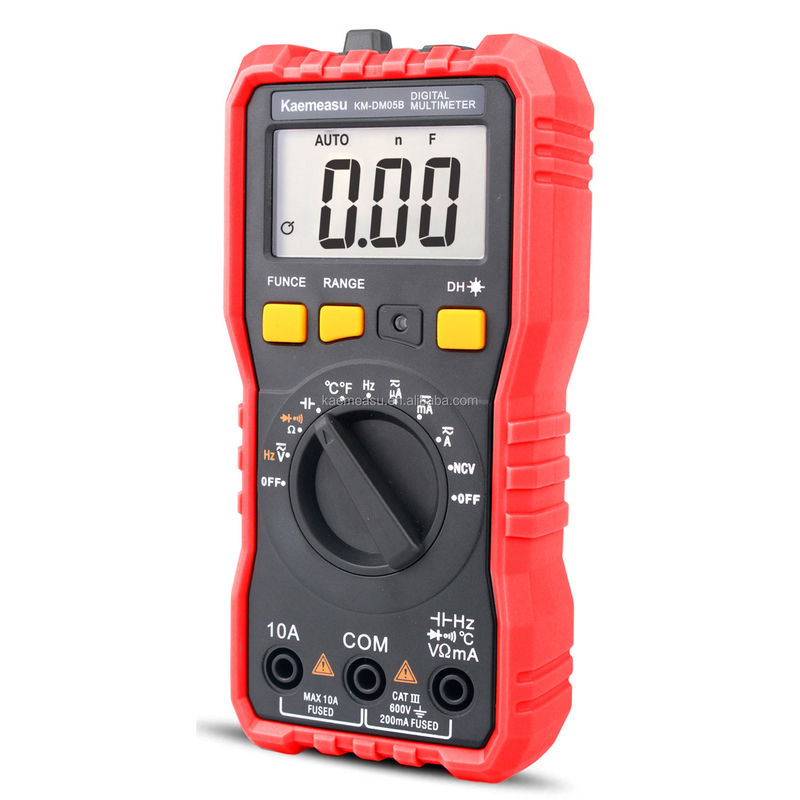 Mini Multimetro portátil digital profesional de electricidad Dattery Voltage Meter Tester de resistencia digital inteligente Multiméter