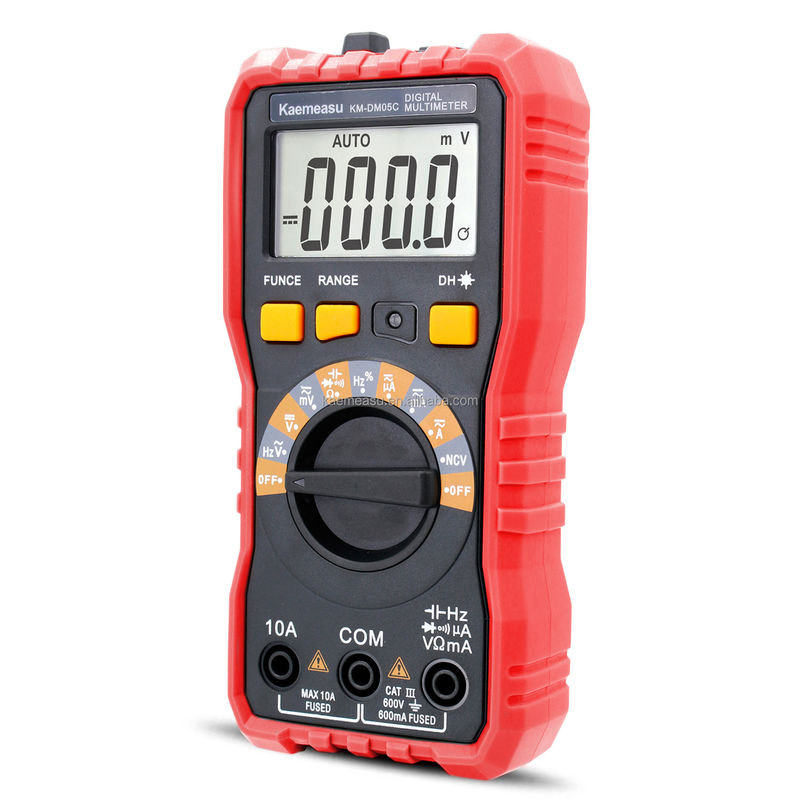 Mini Multimetro portátil digital profesional de electricidad Dattery Voltage Meter Tester de resistencia digital inteligente Multiméter