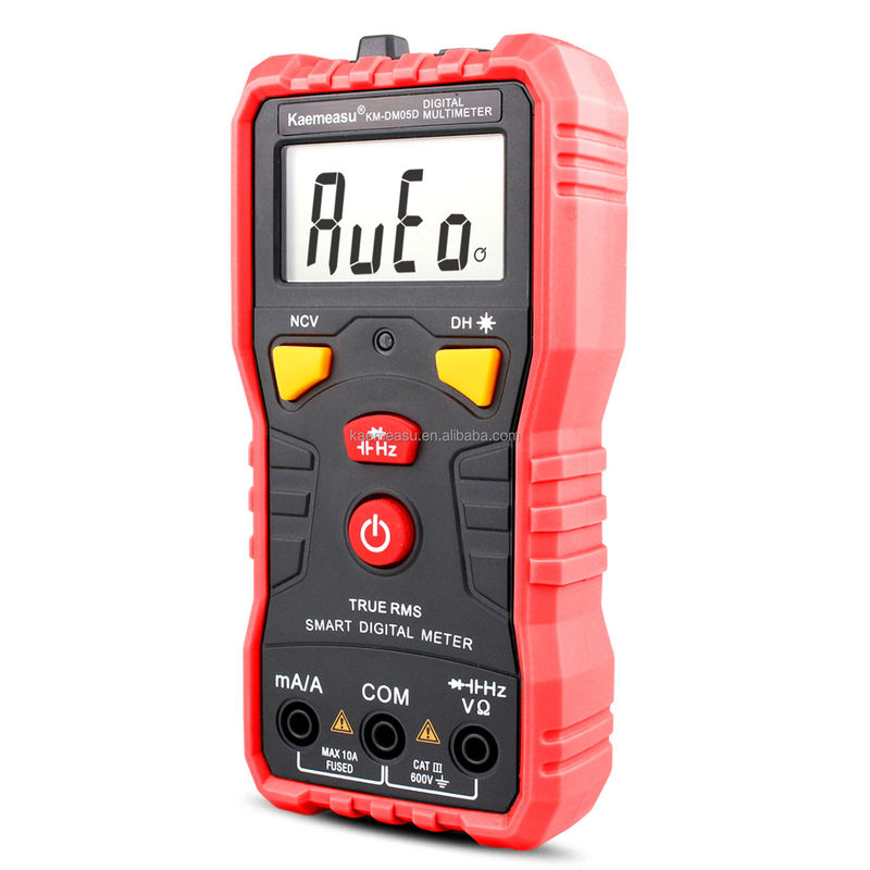 Mini Multimetro portátil digital profesional de electricidad Dattery Voltage Meter Tester de resistencia digital inteligente Multiméter