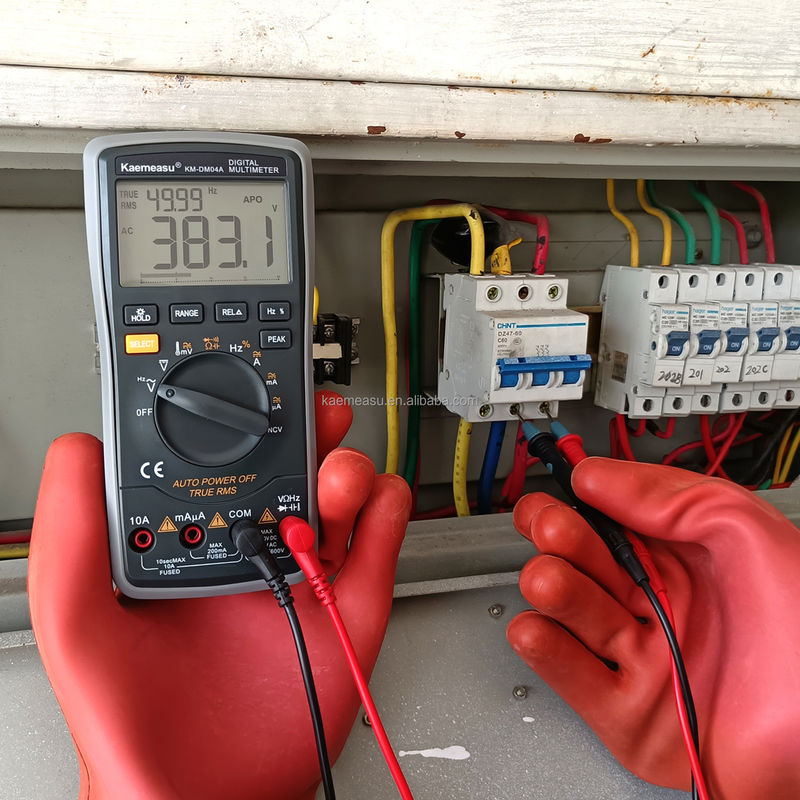 04A Medidor de abrazaderas AC DC Voltímetro digital Diodo de prueba de continuidad de tensión Métro multimetro multimetros digitales inteligentes