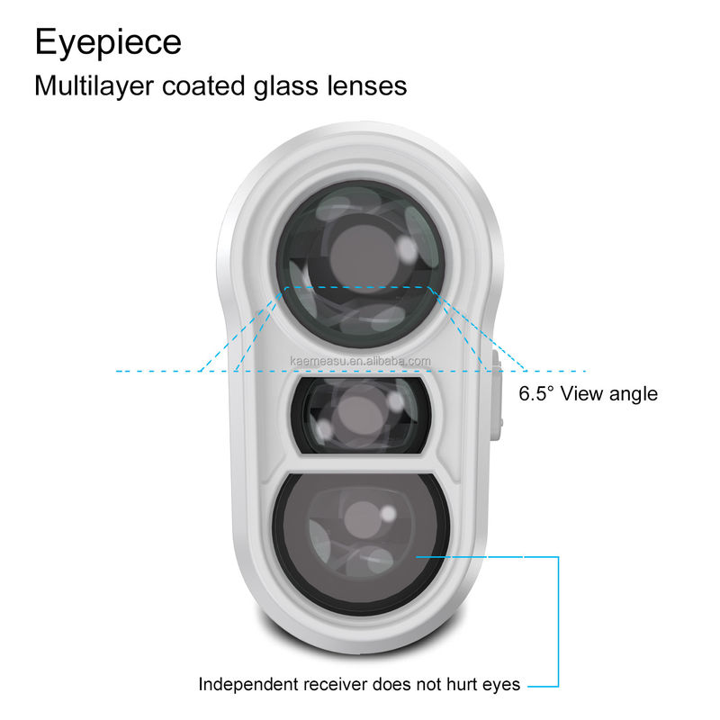 500Yd Golf Laser Rangefinder Herramientas de medición de distancia láser Binoculares Golf Telescopio de alcance