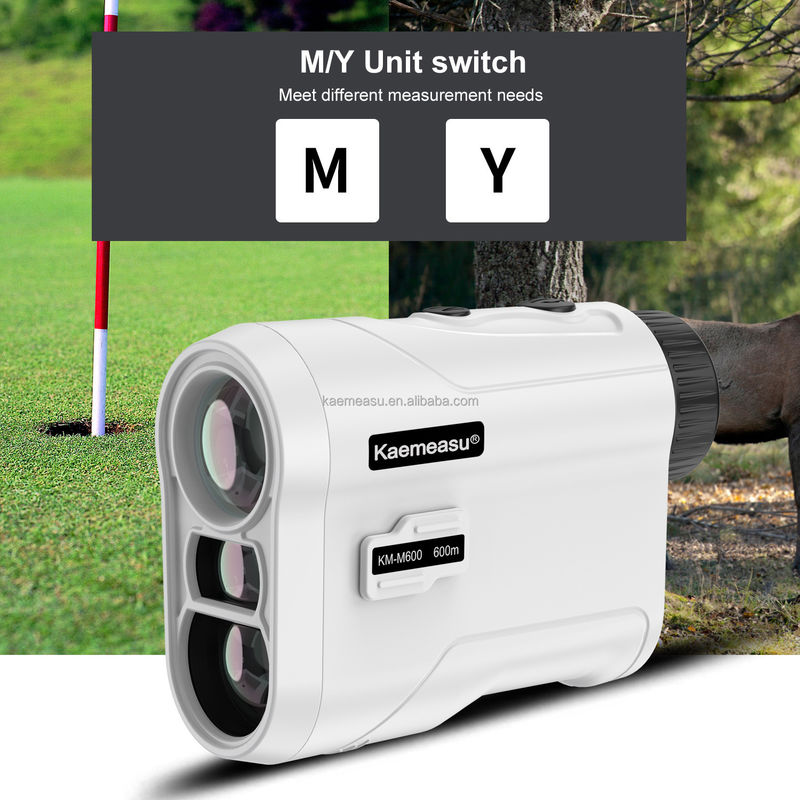 1000m Laser Range Finder Interruptor de pendiente Puente de bandera Bloqueo Distancia recargable Medidor Deportes al aire libre Laser Golf Telescopio medidor de distancia