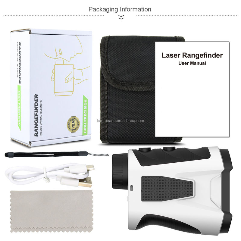 800m Golf Rangofinder Deporte Laser Rangofinder Instrumentos ópticos de caza Diastimómetro Telescopio de golf