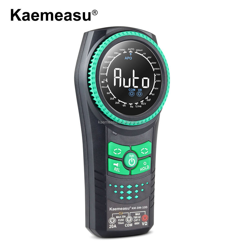 Métricos de tensión multimétricos inteligentes Detector multimétrico multimétricos digitales Conjuntura rotativa inteligente -20-50C Max. Corriente continua 20mA