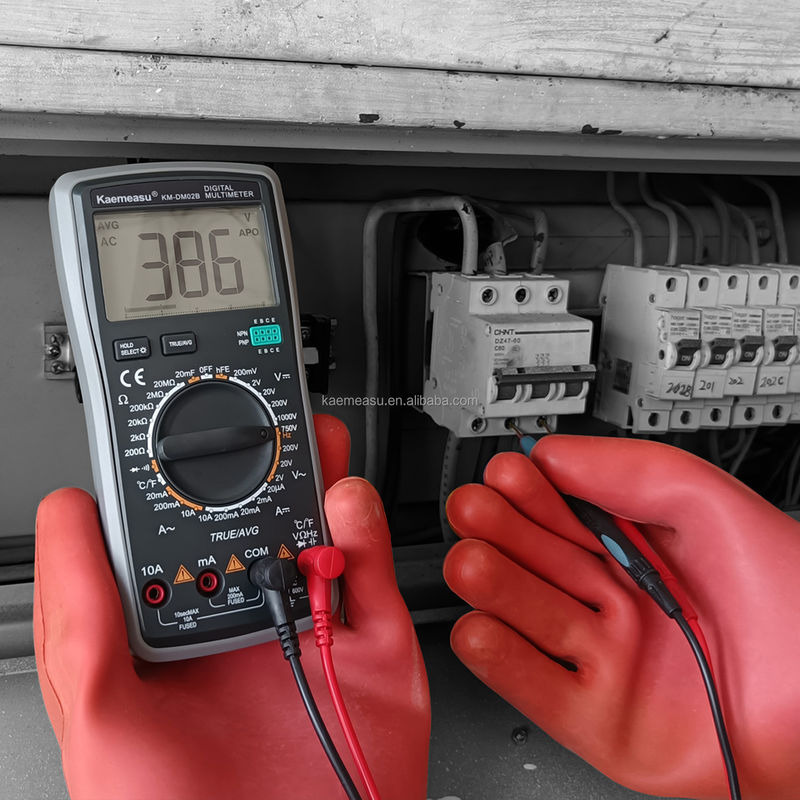 Testador de tensión CA multimétrico inteligente para medir el rango de capacitancias 20nF/200nF/2uF/20uF/200uF/2000uF y 10A de corriente CA máxima