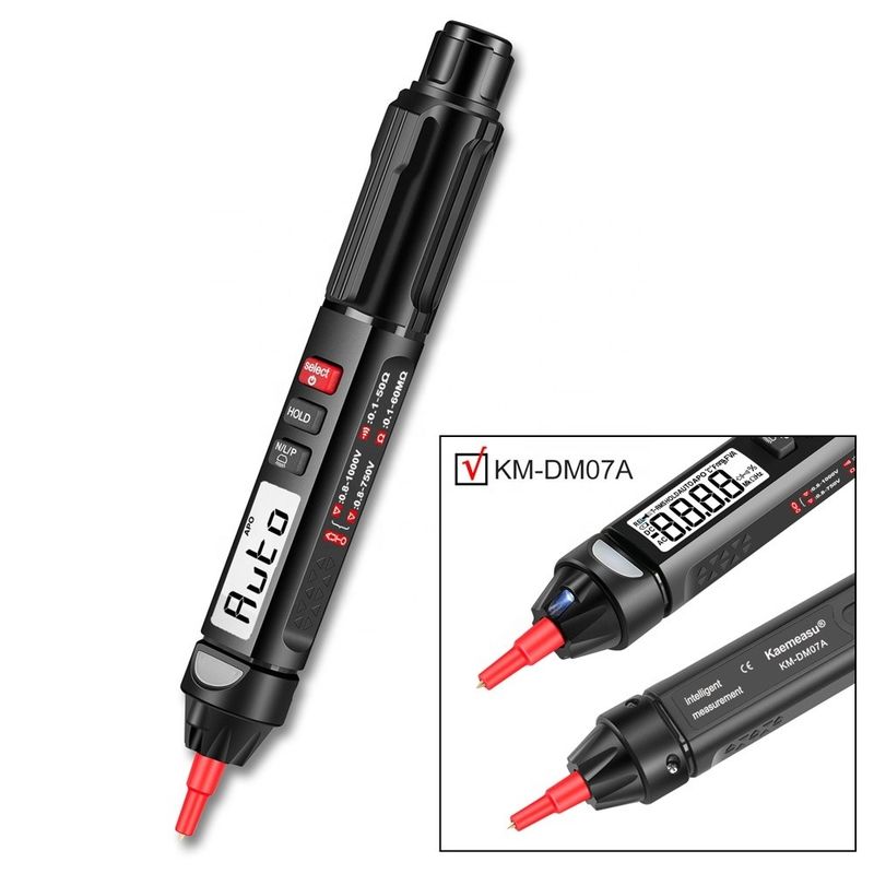 Estilo popular Mini Pen Multiméter digital con vivo / NCV / secuencia de detección de voltaje sin contacto