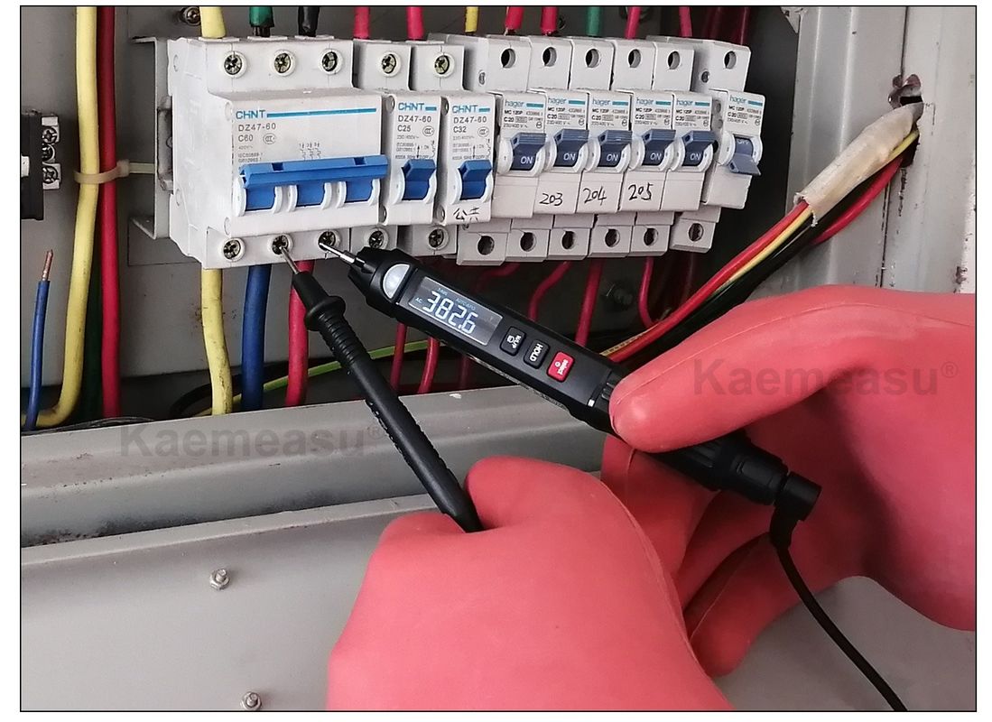 Estilo popular Mini Pen Multiméter digital con vivo / NCV / secuencia de detección de voltaje sin contacto