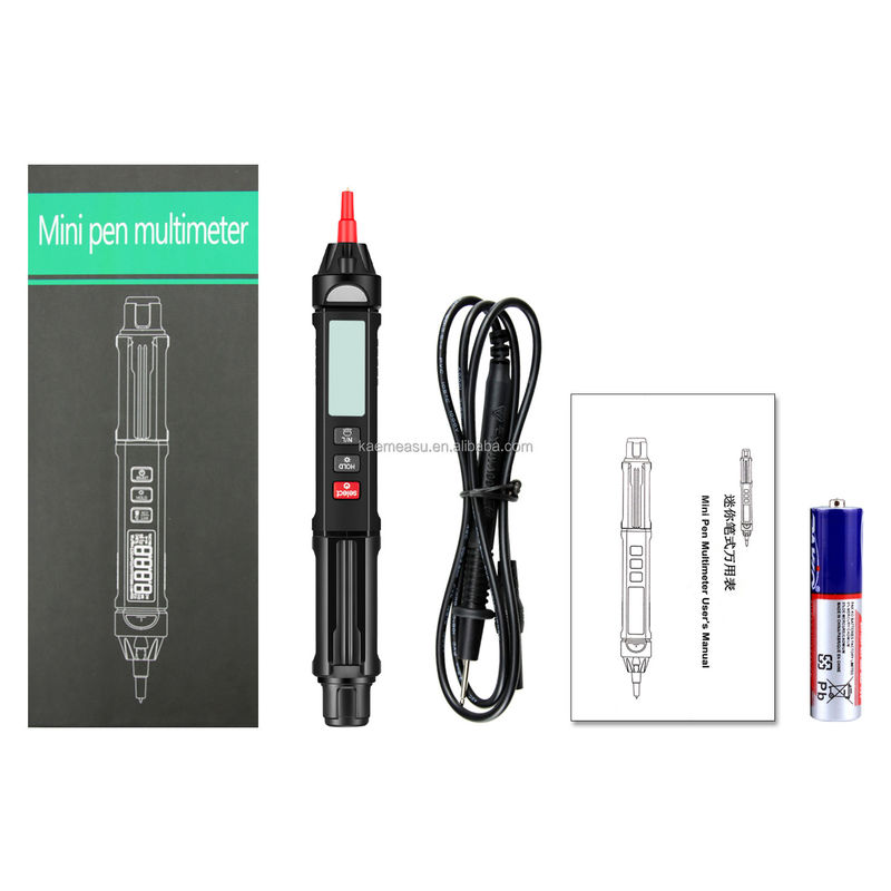 Estilo popular Mini Pen Multiméter digital con vivo / NCV / secuencia de detección de voltaje sin contacto