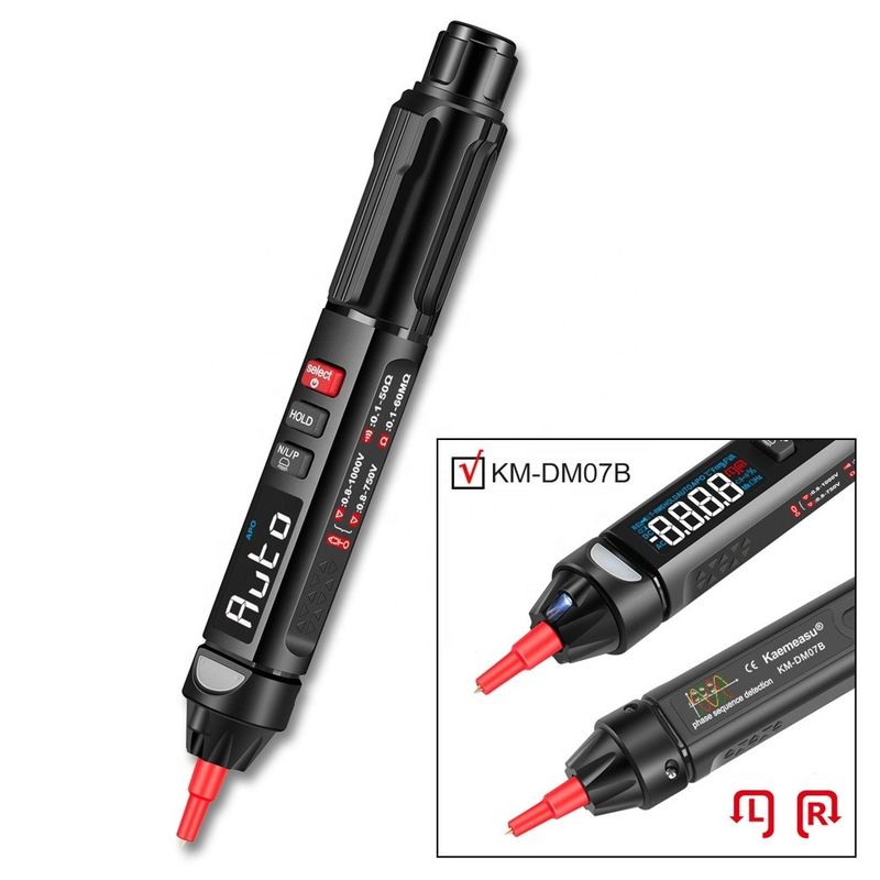 Fabrica de OEM Direct Pen Multiméter digital verdadero Rms Medidor digital sin contacto Detección de voltaje Multiméter Tester