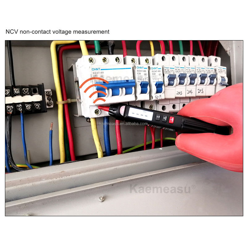 Kaemeasu Mini Pen Digital Multimeter NCV Secuencia de detección de voltaje sin contacto Multiméter Tester Pen Meter