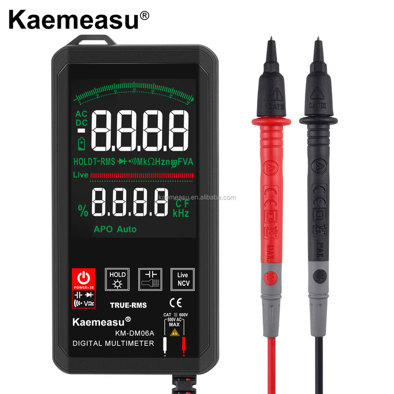 OEM ODM Gran pantalla Smart Multiméter Banco de electricistas Multiméter Osciloscopio Multiméricos Clamparas Medidores Multiméricos digitales