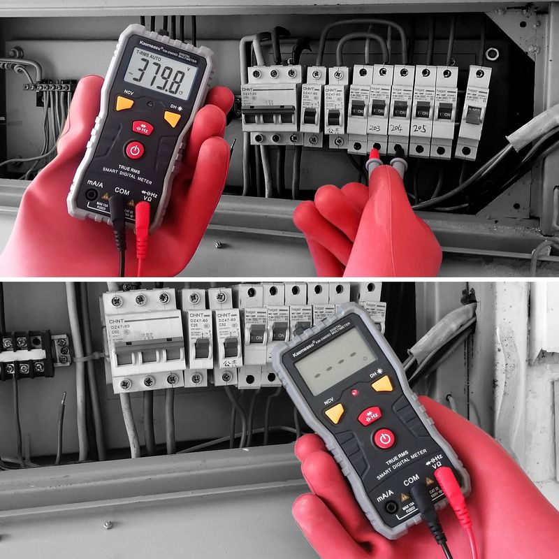 Multiméter digital de bolsillo de alta precisión multifuncional de alta precisión Ncv Ohm Hz Tester de rango automático Multiméter digital