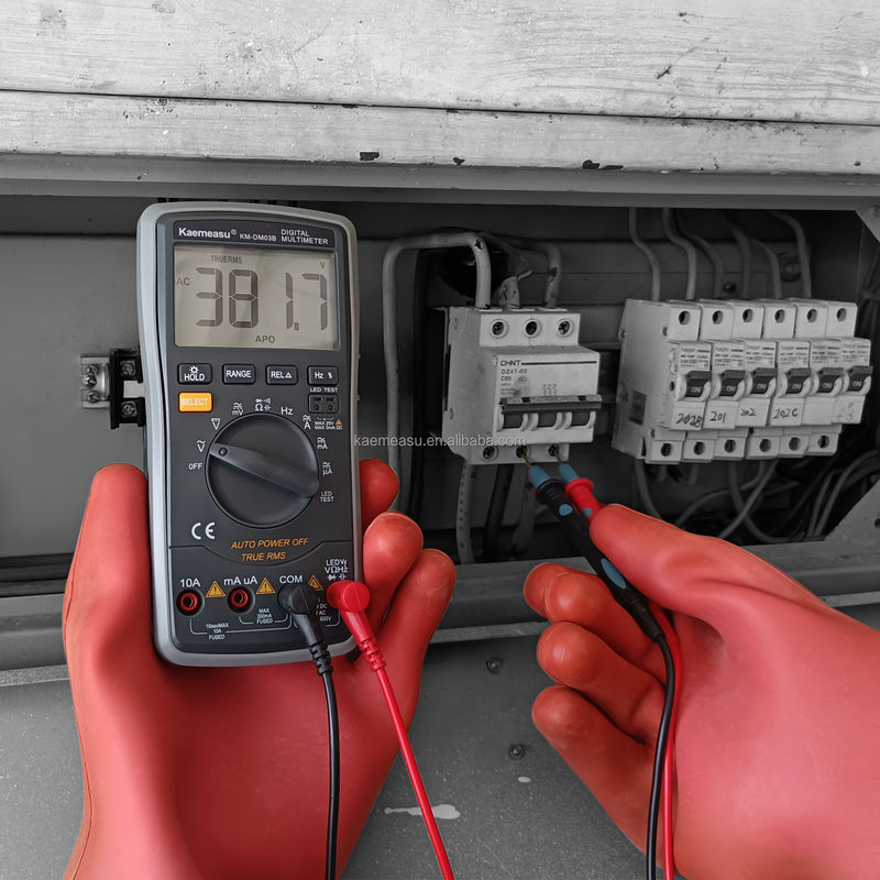Venta caliente Multiméter electrónico industrial de alta precisión 6000 cuenta 1000v AC DC Multimetros digitales