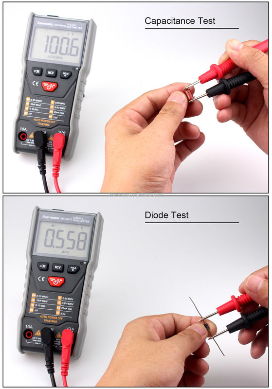 Venta en caliente Eléctrico Multi Tester Mini Portátil Smart Auto Range Multimetro digital Precio