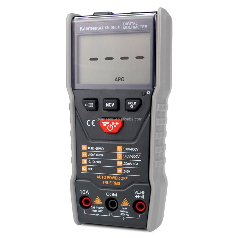 6000 Cuentas Mini Electrón portátil Multiméter digital inteligente Tester de salida de ondas cuadradas Banco Multimetros digitales profesionales