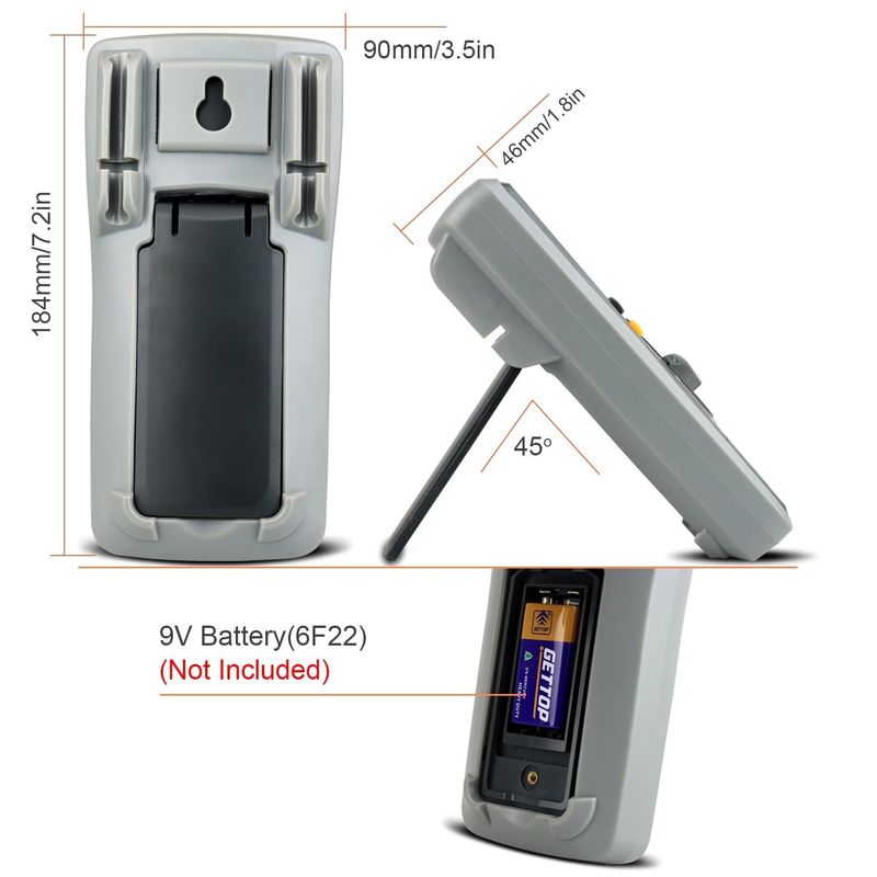 OEM ODM Multimetro electrónico DC AC NCV profesional True RMS Tester Rango automático Multimetros inteligentes de informes de voz