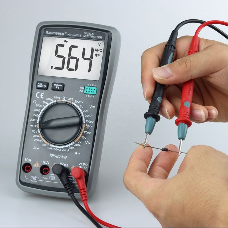 Multitestador de voz inteligente Rango automático Equipo de laboratorio multifunción Tester de resistencias Multiméter digital