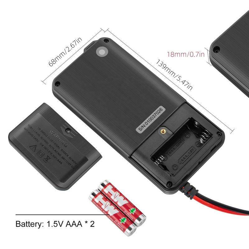 Herramientas de reparación electrónica de bolsillo Kaemeasu Mini Multimetro digital táctil 6000 cuenta Color Gran pantalla Mini Multimetro digital táctil