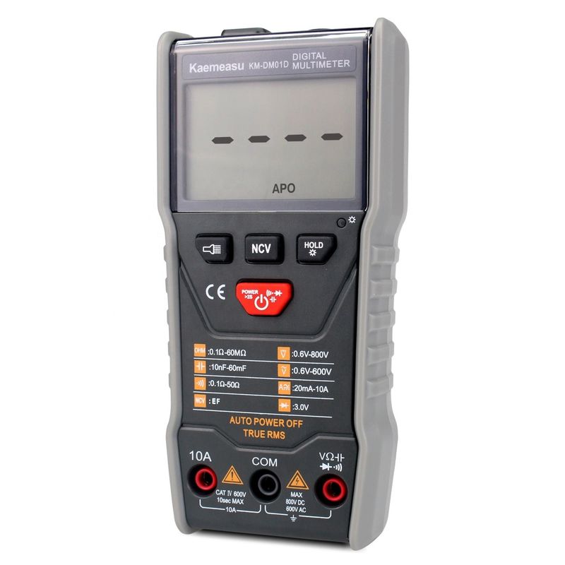 Multimétricos de rango automático 3 de 5/6 dígitos DC/AC Multimétrico digital True-rms con Ncv Multimeter Tester