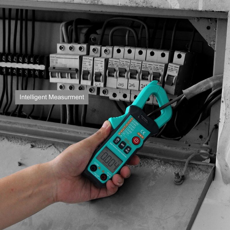 21E Contador de abrazaderas digitales inteligentes NCV Herramienta de reparación electrónica 1000v Multimetro de Rms verdadero 6000 Contadores de corriente Contador de abrazaderas
