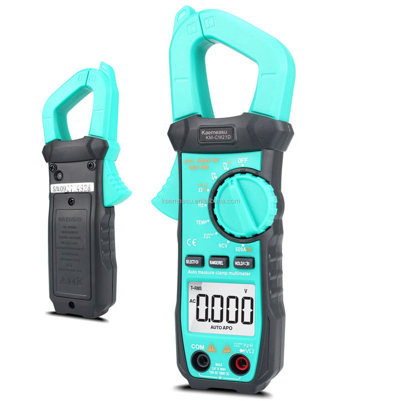 21D DC AC Digital Clamp Meter 3 5/6 dígitos Prueba automática de diodo Ture RMS salida de onda cuadrada NCV Digital Clamp Meter Multiméter