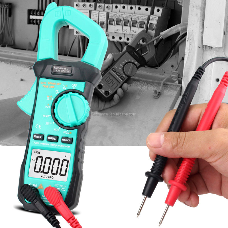 21D DC AC Digital Clamp Meter 3 5/6 dígitos Prueba automática de diodo Ture RMS salida de onda cuadrada NCV Digital Clamp Meter Multiméter
