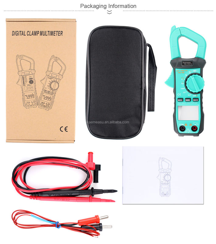 21D DC AC Digital Clamp Meter 3 5/6 dígitos Prueba automática de diodo Ture RMS salida de onda cuadrada NCV Digital Clamp Meter Multiméter
